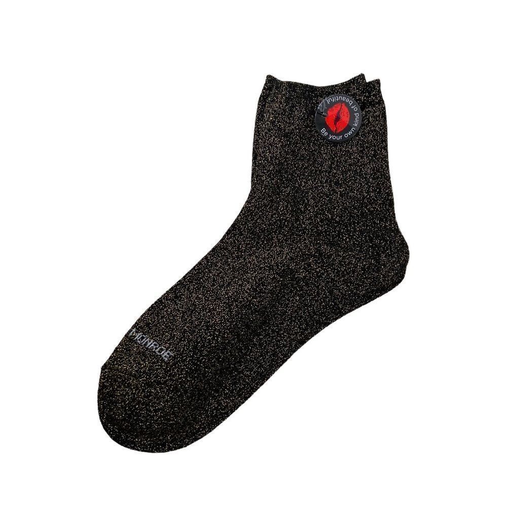 Brand New With Tags Marilyn Monroe Black And Gold Dress Socks